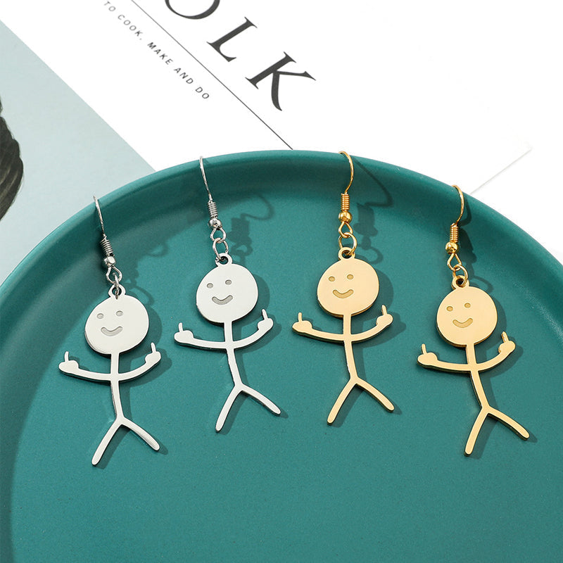 Grappige Krabbel Oorbellen