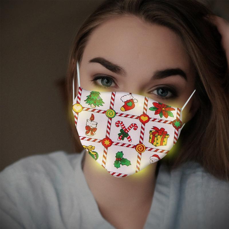 LED oplichtend kerstmasker