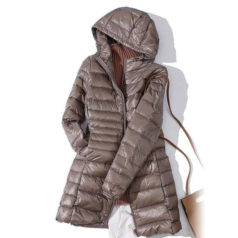 Lichtgewicht Mid-Length Jacket voor Vrouwen