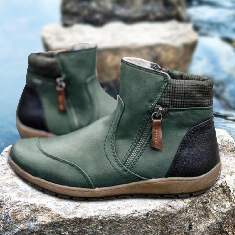 Waterdichte dames laarzen met rits