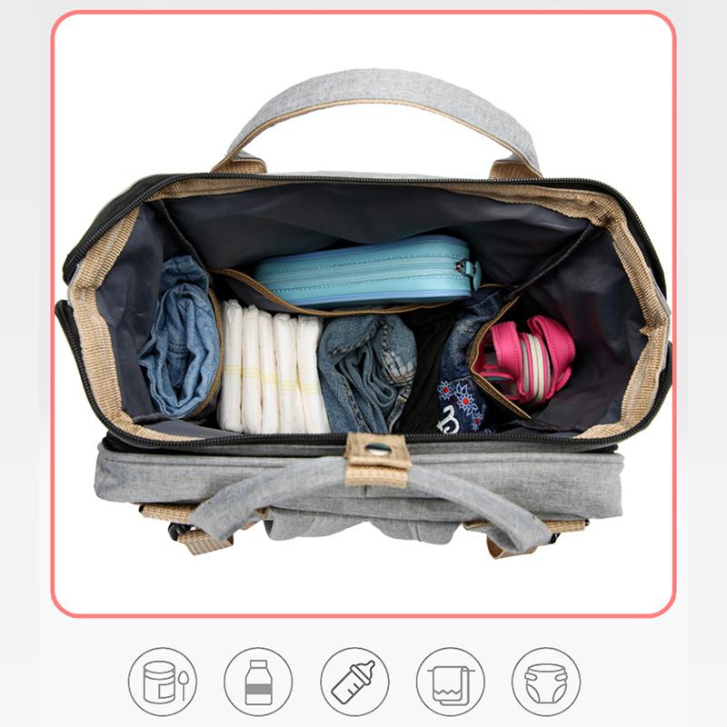 Alles-in-één luierrugzak voor baby's