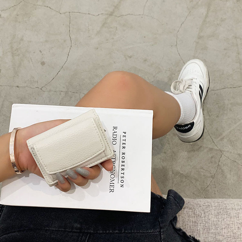 Opvouwbare korte portemonnee voor dames