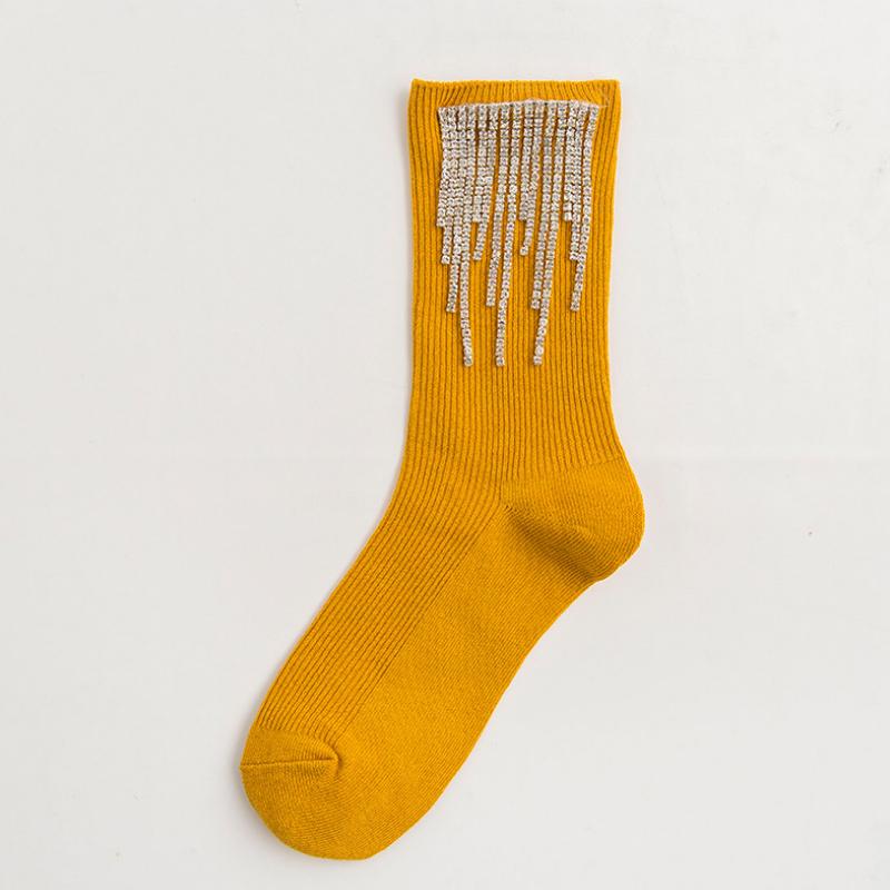 Damessokken met kwastjes