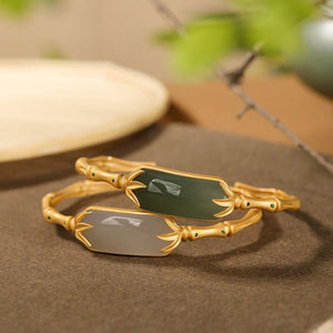 Elegante antieke bamboe armband