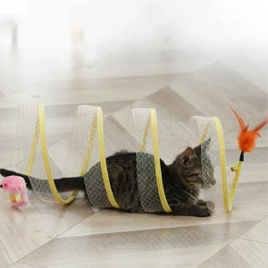 Gevouwen katten tunnel