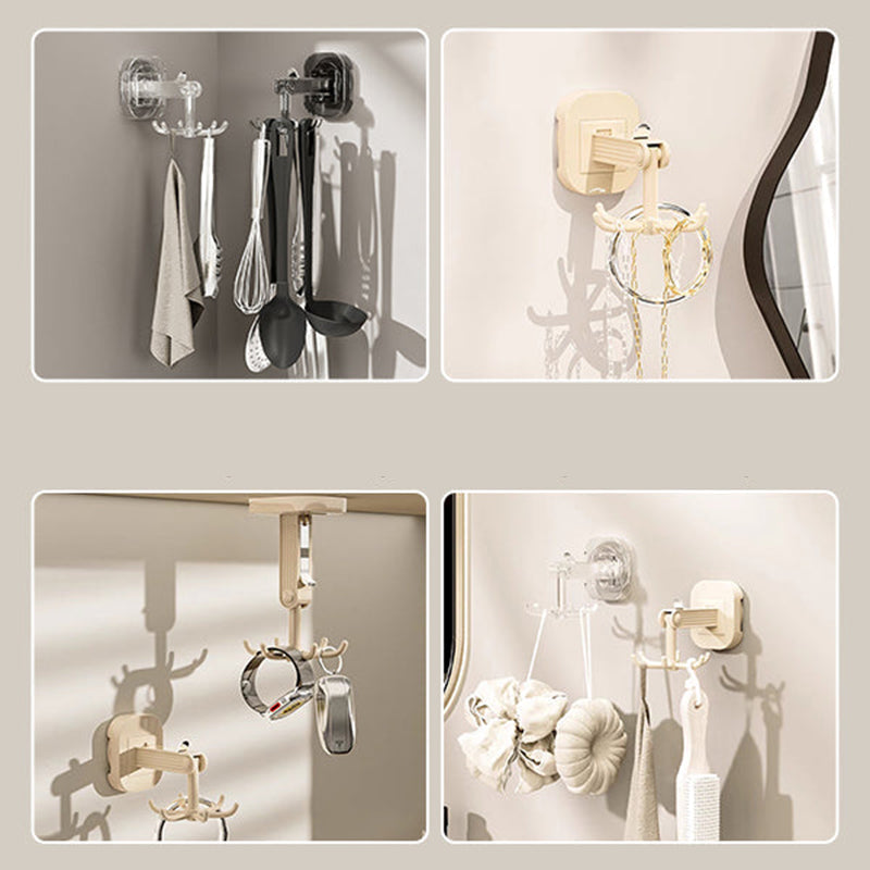 Zuignap Draaibare haak met zes klauwen