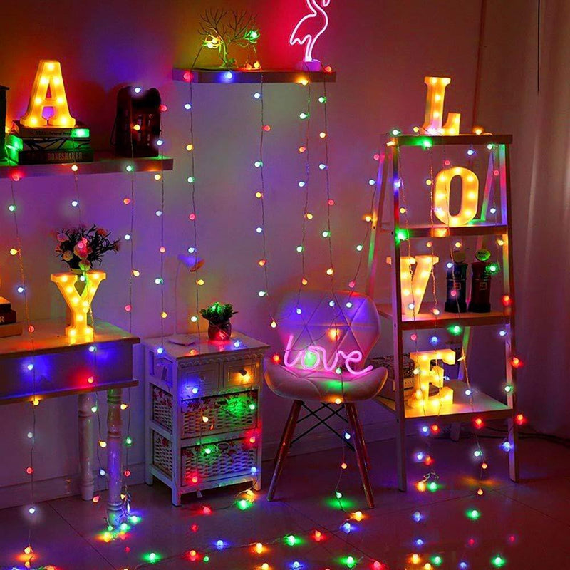 Kristallen bol lichtslingers op zonne-energie