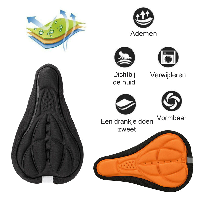 3D Silicone Zacht Bike zadel zadel Cover