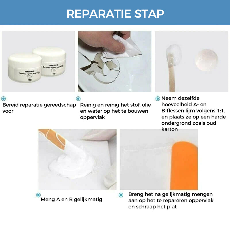 Tegel reparatie pasta