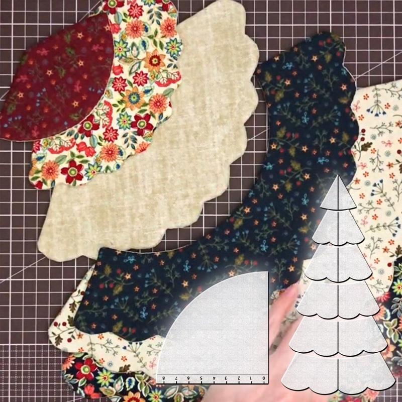 Handgemaakte Kerstboom Quilting Set