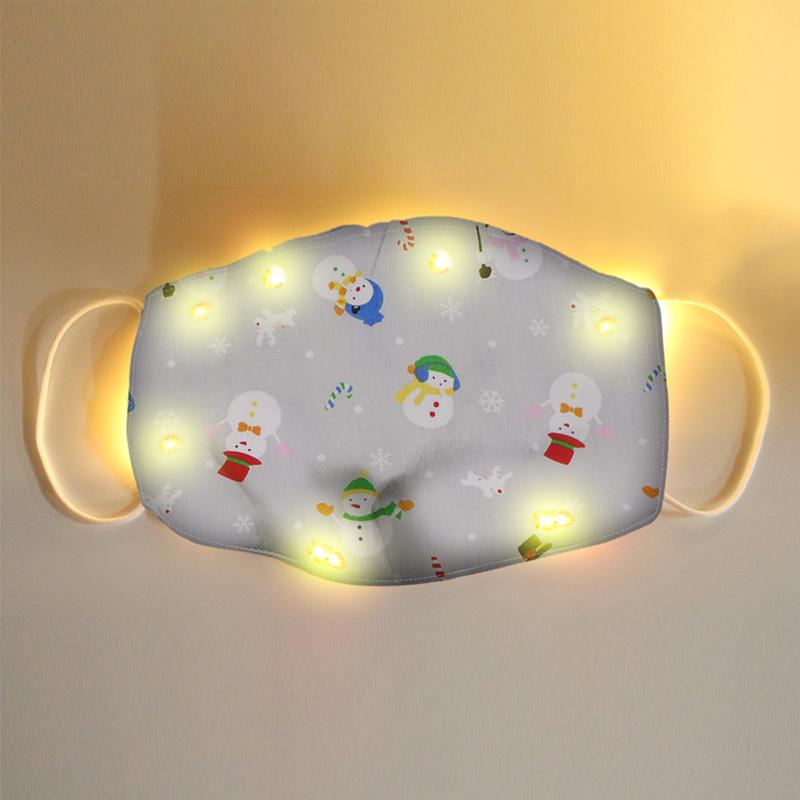 LED oplichtend kerstmasker