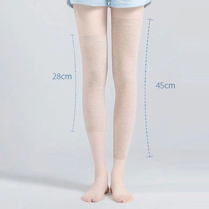 Zomer ademende kniekousen