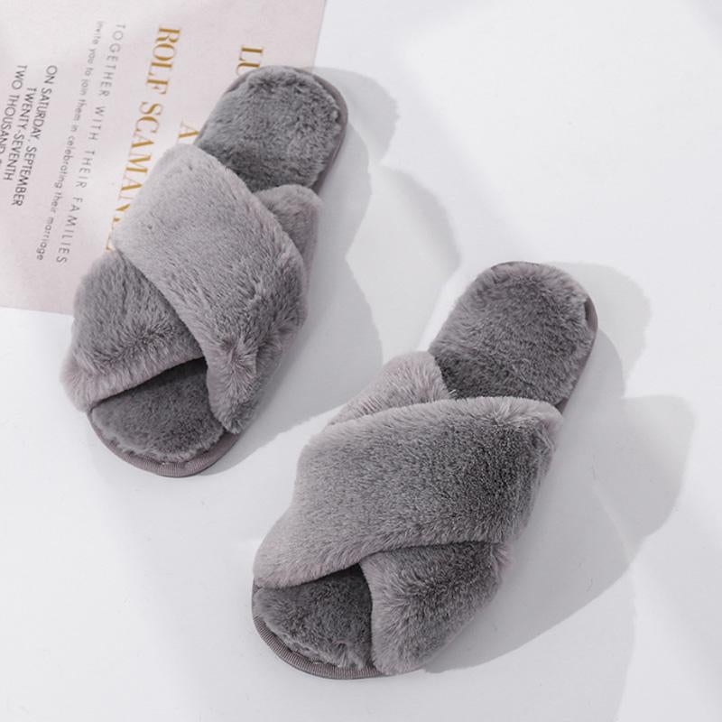 Pluche pantoffels voor binnen