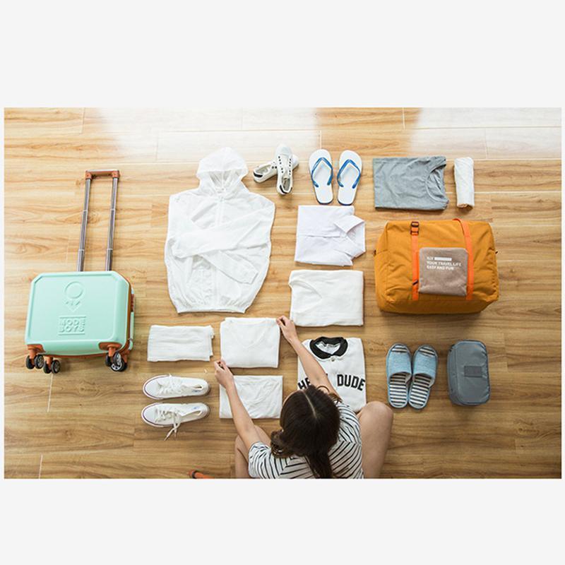 Draagbare opvouwbare reistas met grote capaciteit