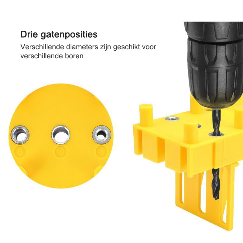 Boorgeleider voor hout deuvelgaten