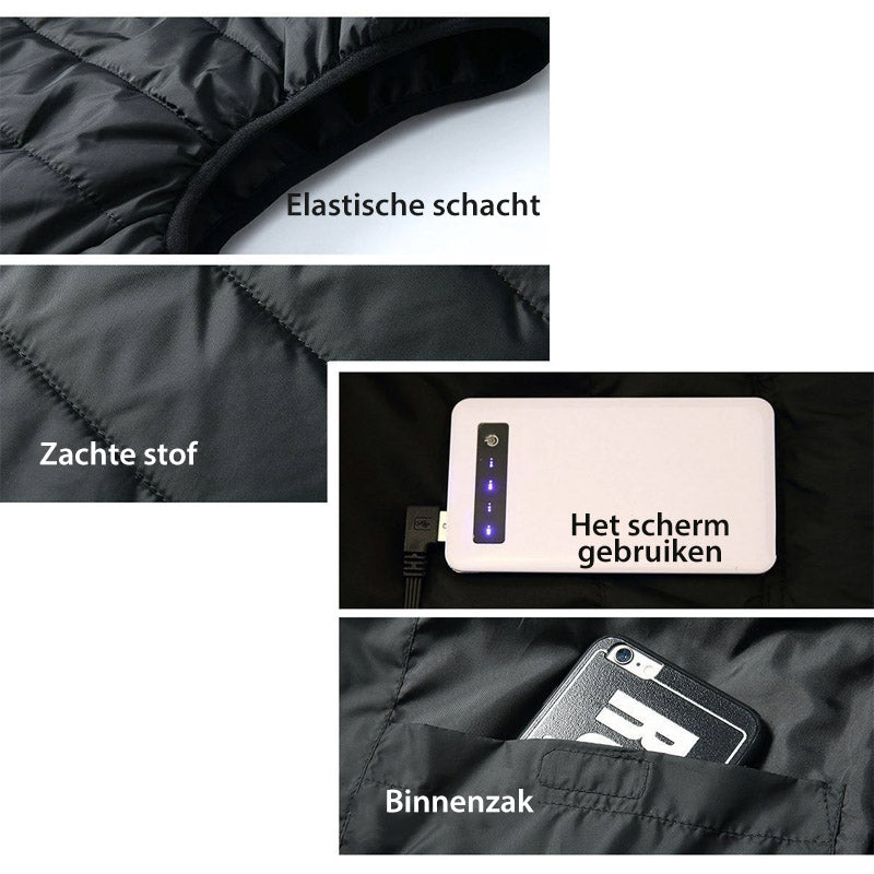 Instant Warmte Verwarmingsvest, unisex