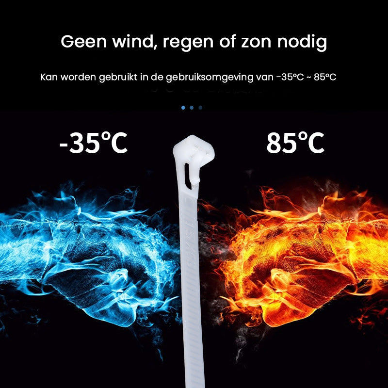 Herbruikbare kabelbinders(100 STUKS)