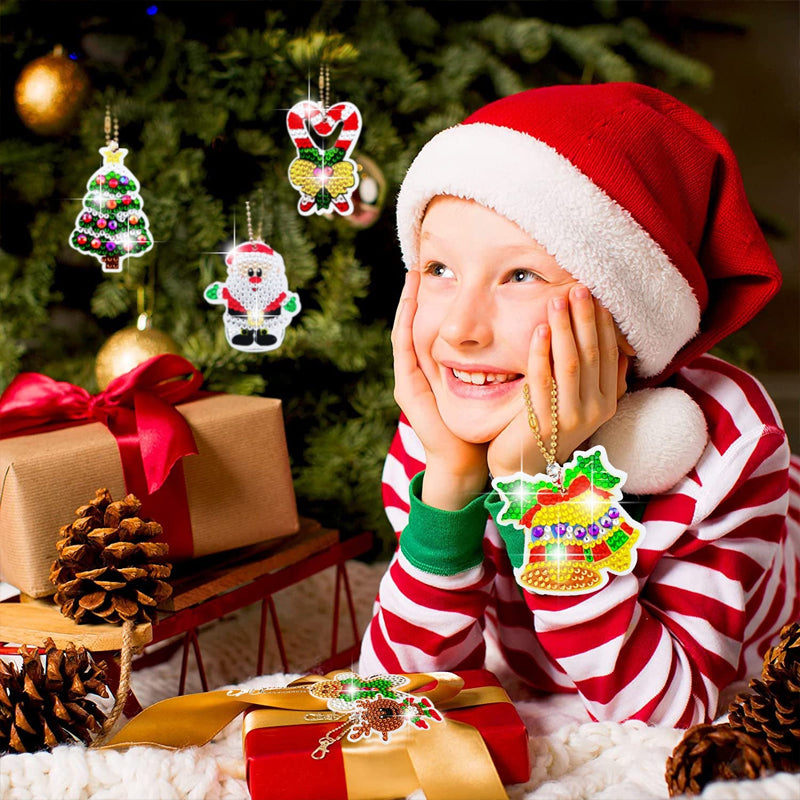 Kerst diamant schilderij sticker kit