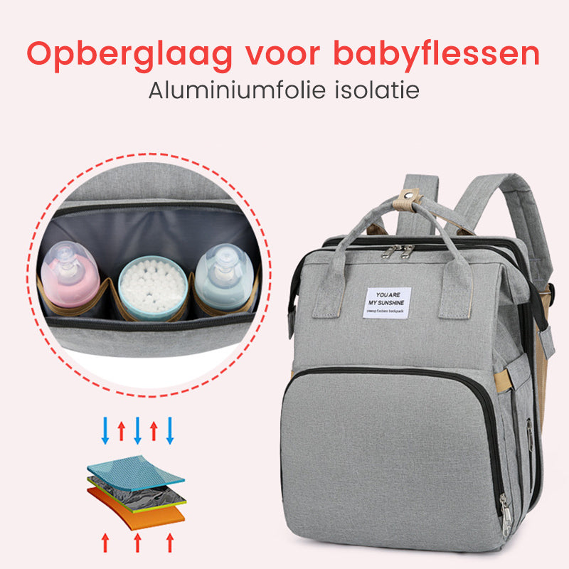 Alles-in-één luierrugzak voor baby's