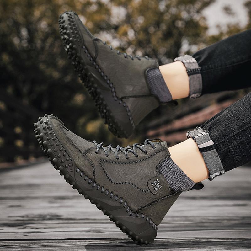 Mannen Retro niet Slip casual enkellaarsjes