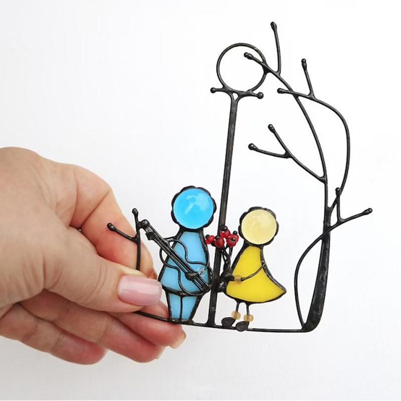 Suncatcher Gebrandschilderd Glas Kunst Raam Hangers