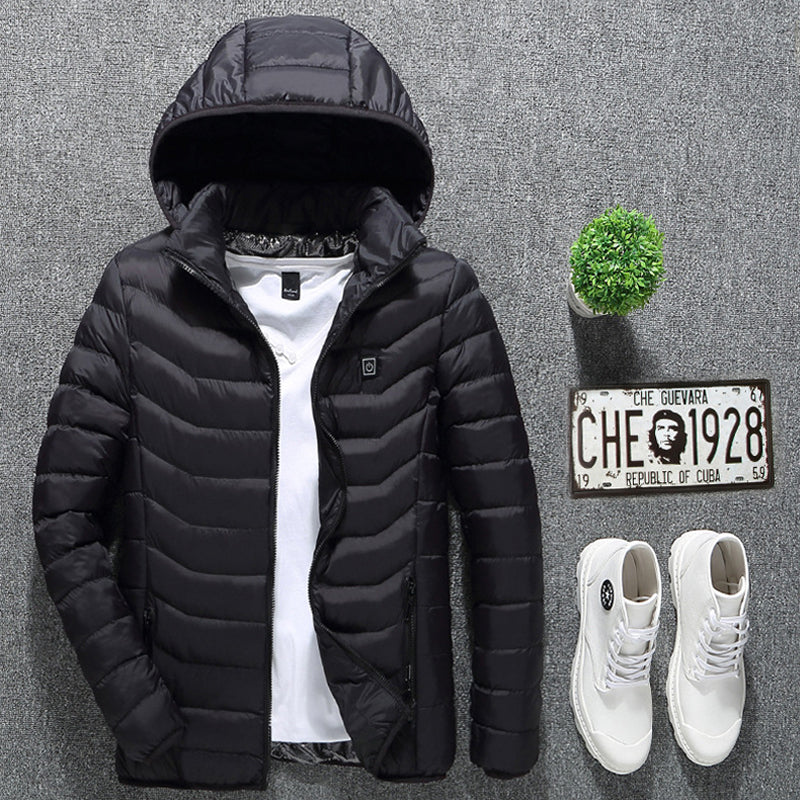 Verwarmd puffer jacket
