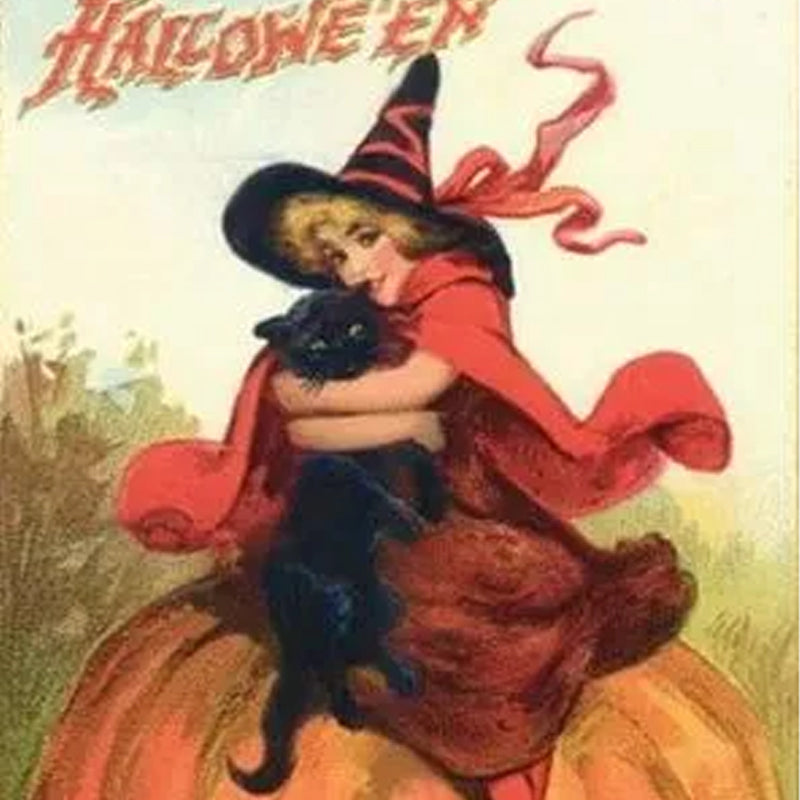 Vintage Halloween Ansichtkaarten set (24 stuks)