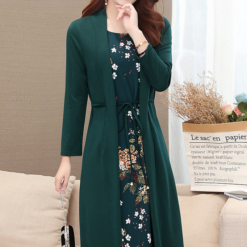 TWEEDELIGE JURK MET TEMPERAMENT