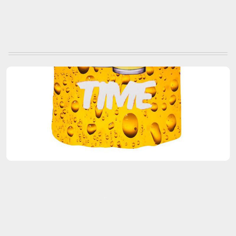 Mode 3D Print Beer Bubble T-shirt met korte mouwen