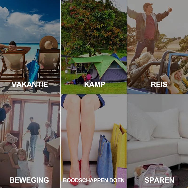 Opvouwbare hand bagage plunjezak