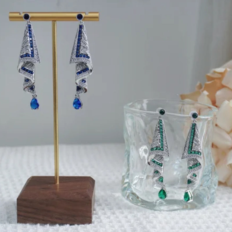 Vintage satijnen Oorknopjes