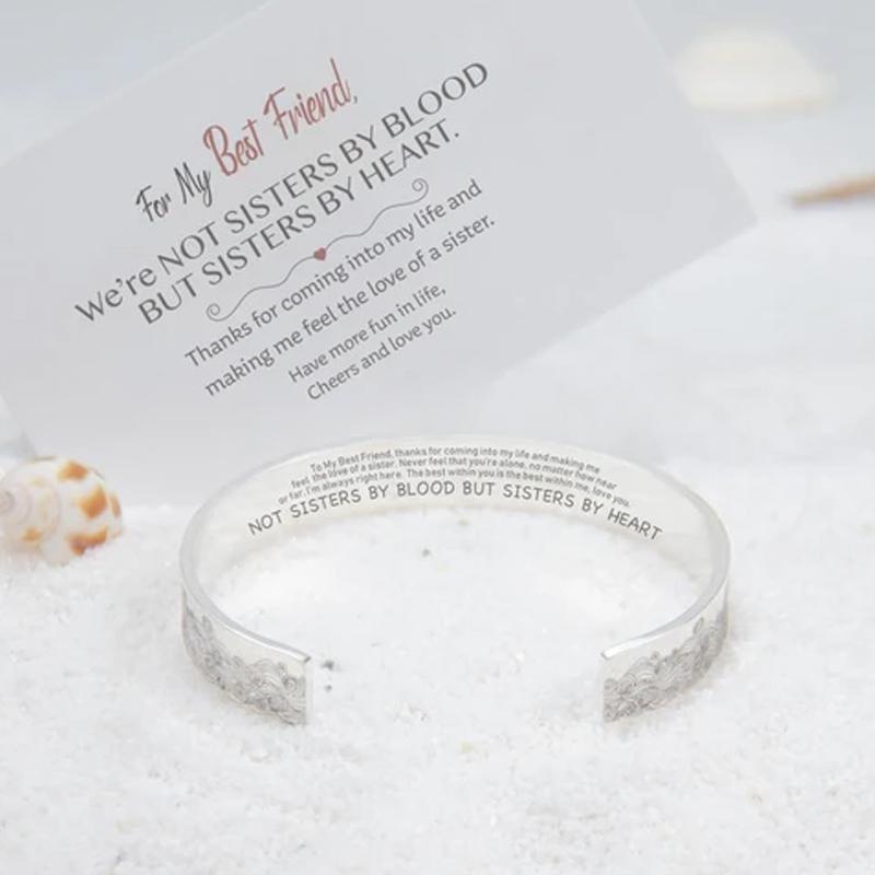 Roestvrijstalen Open Sea Wave-armband