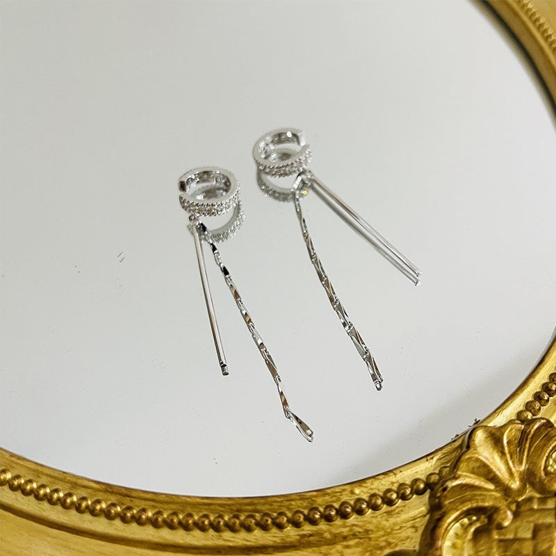 Kwastje kraakbeen oorbel