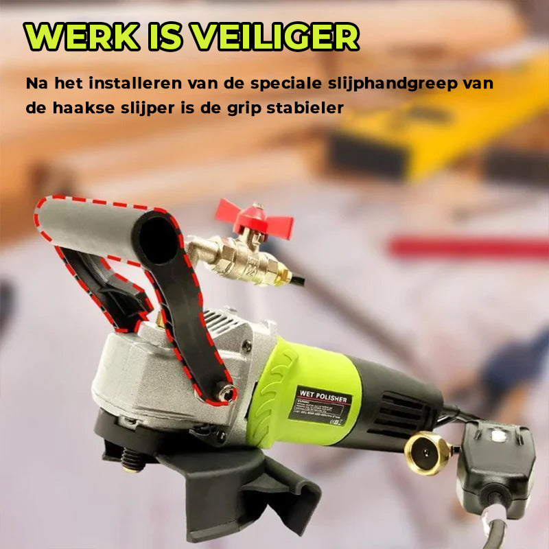 Handgreep haakse slijper
