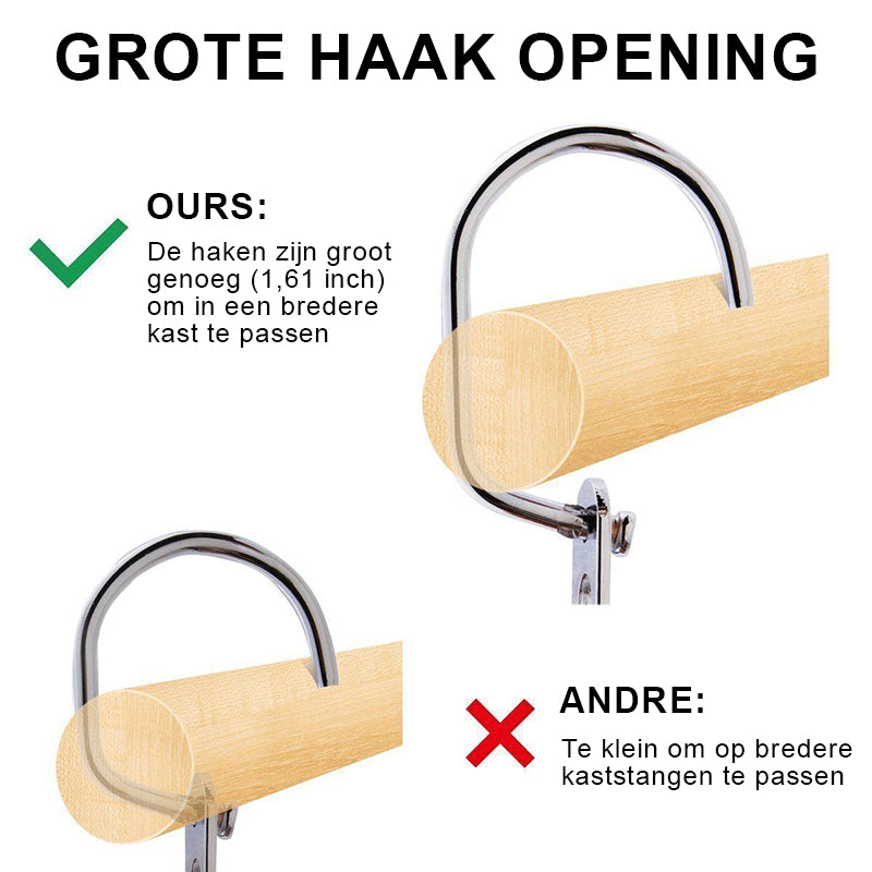 Hirundo Magic Kleding RVS Hangers