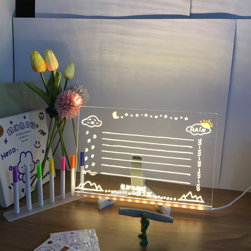 LED-notitiebord met kleuren