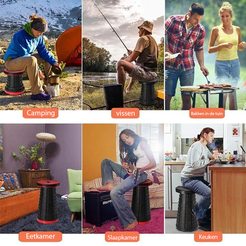 Draagbare opvouwbare kruk