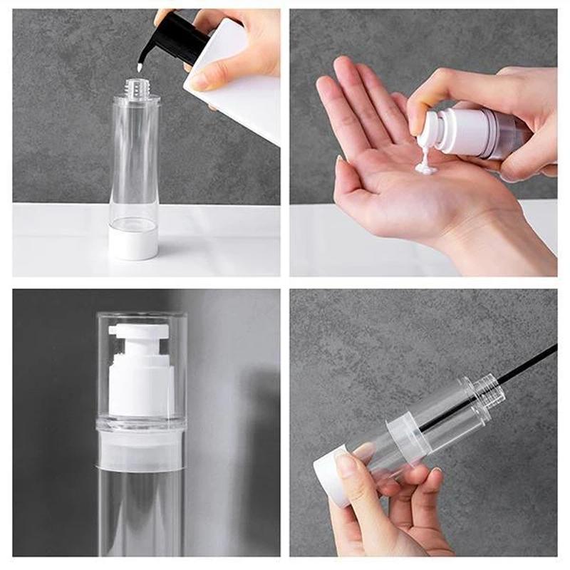 Airless pomp flessen