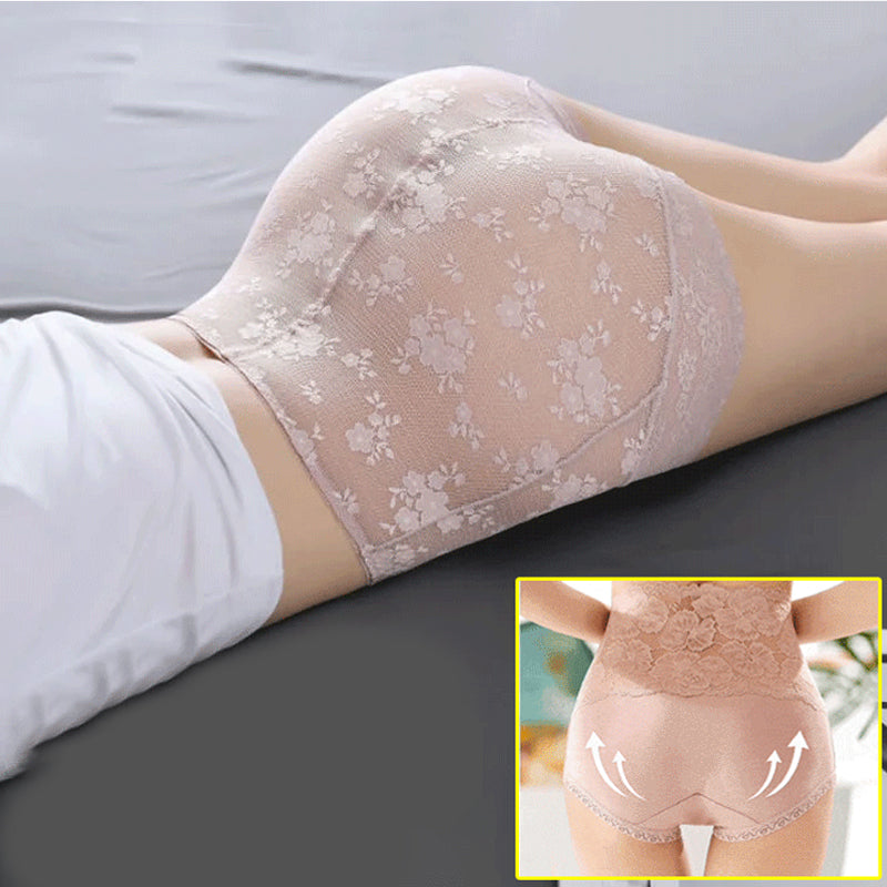 Kanten slipje met hoge taille