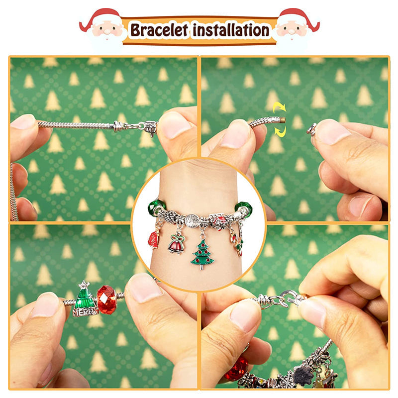 DIY 24 Dagen Kerst Aftelkalender Armbanden Kit