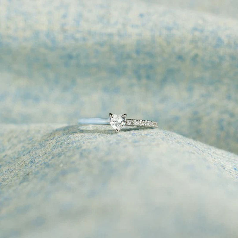 Aan mijn dochter - Gesneden Halve Emaille Ring