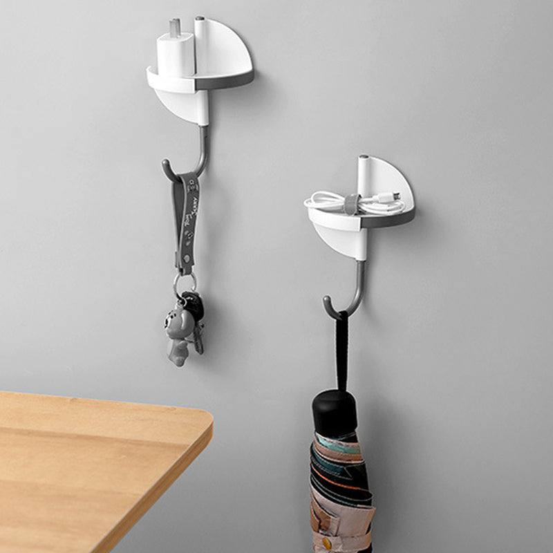 2-in-1 minimalistische boorloze haak voor keuken en badkamer