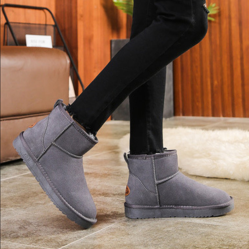 Korte Laarsjes met Dikke Warme Fleece