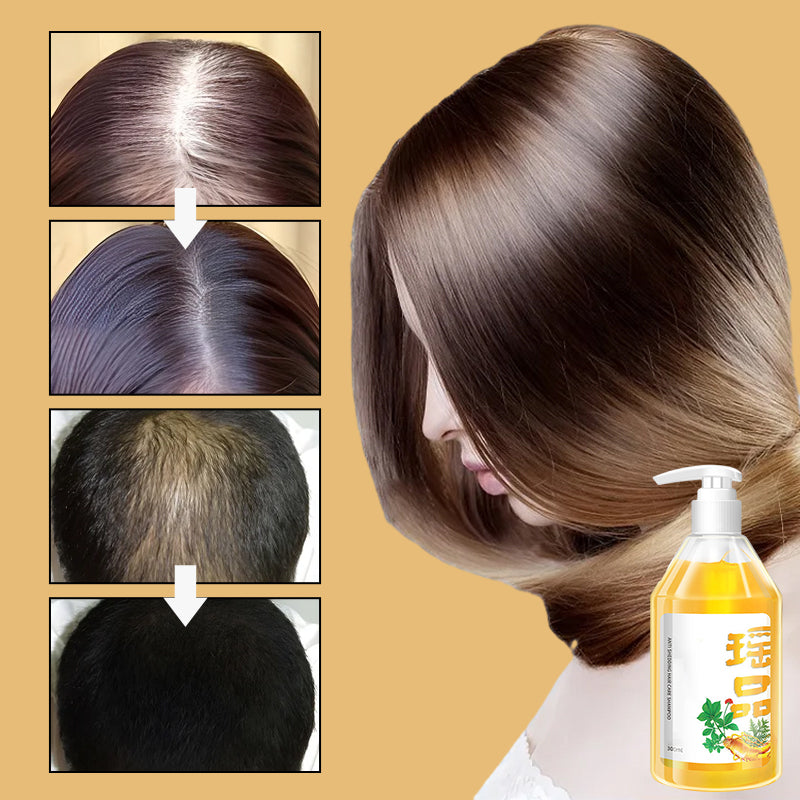 Gladde en oliecontrolerende anti-haaruitvalshampoo