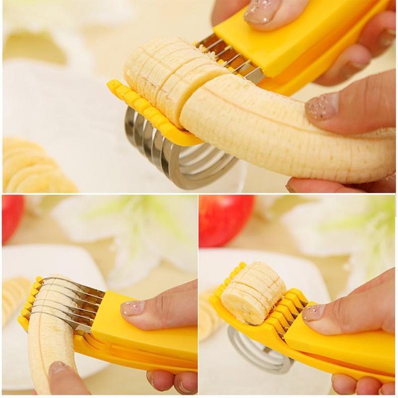Stainless steel banana cutter