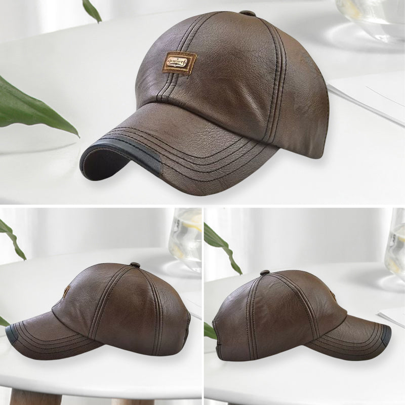 Nieuwe trendy leren pet