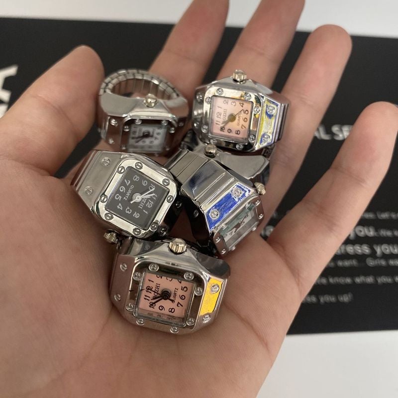 Ring met echt horloge voor koppels