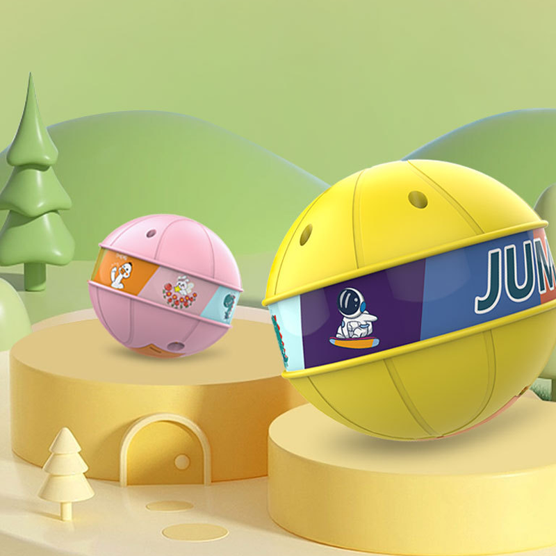 Gloeiende stuiterende bal