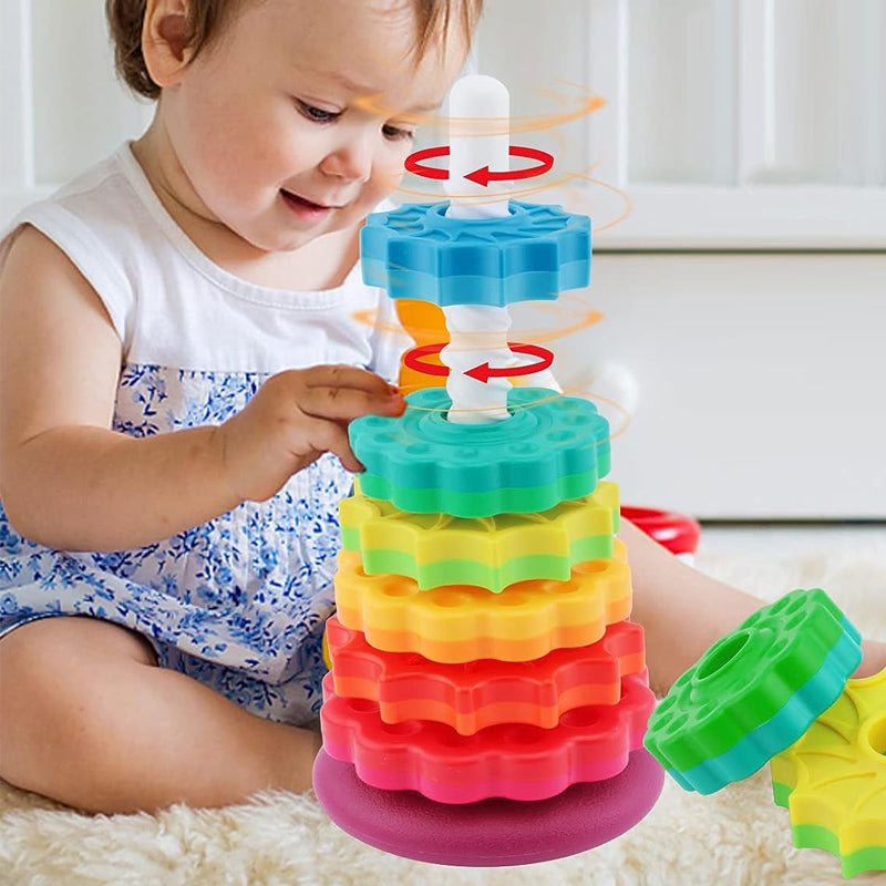 Regenboog roterend speelgoed