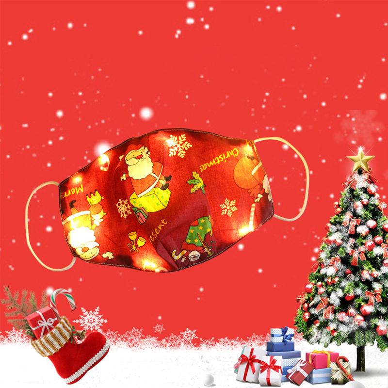 LED oplichtend kerstmasker